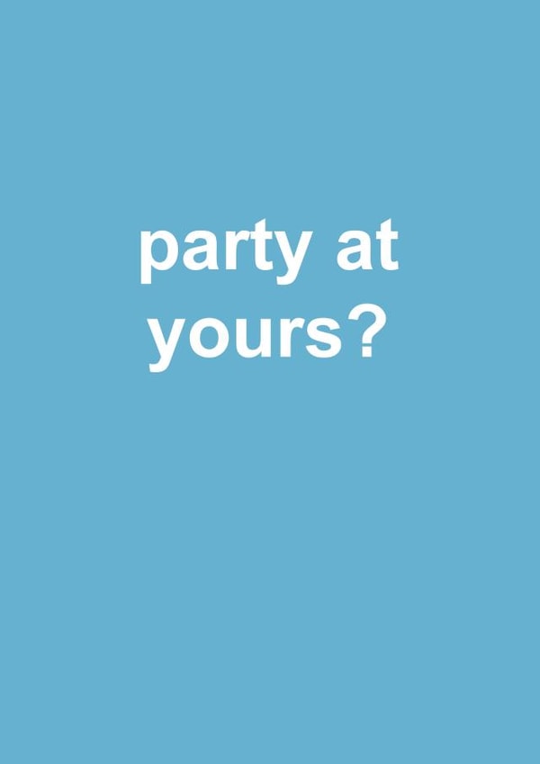 party at New Home Card 14409 created by Snarkologie