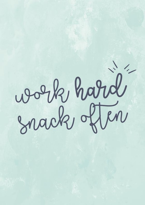 work hard New Job Card 14415 created by Lucy Cats & Tea