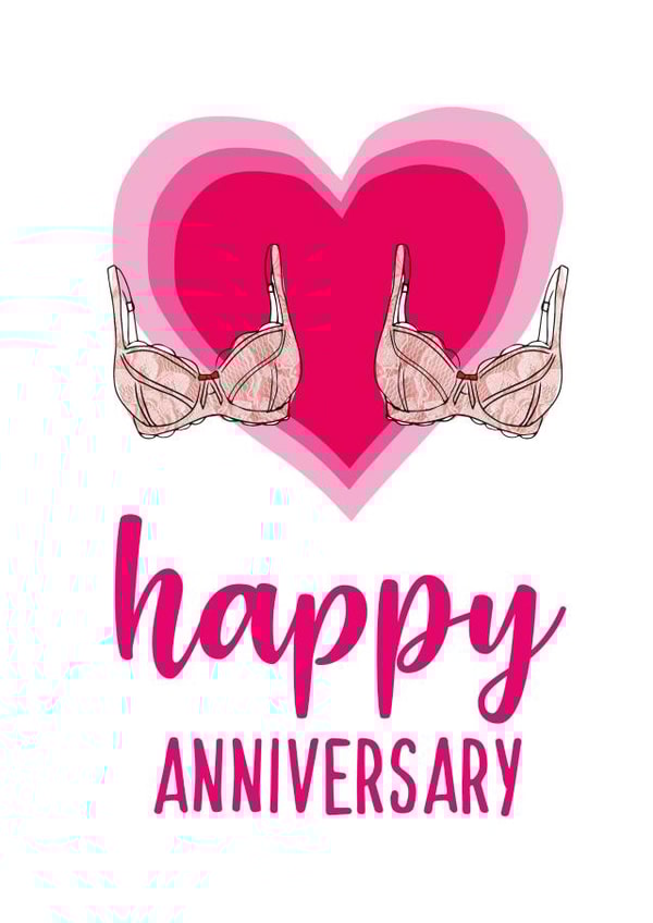 bra happy Anniversary Card 10457 created by Rulu