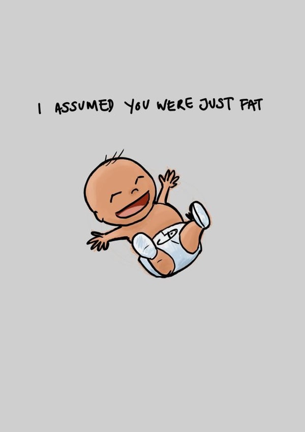 assumed you Pregnancy Card 12089 created by Gerry Alexis