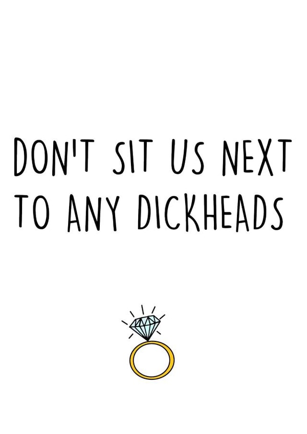 Rude - Engagement - diamond ring card created by Pippa Ray