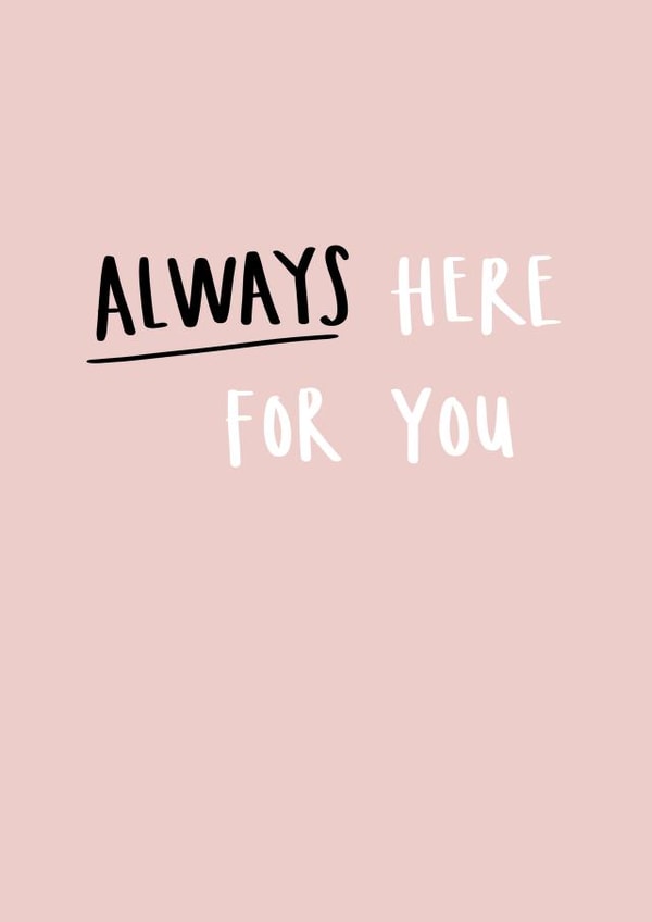 always here Thinking of you Card 10586 created by STUDIO THIRTY TWO