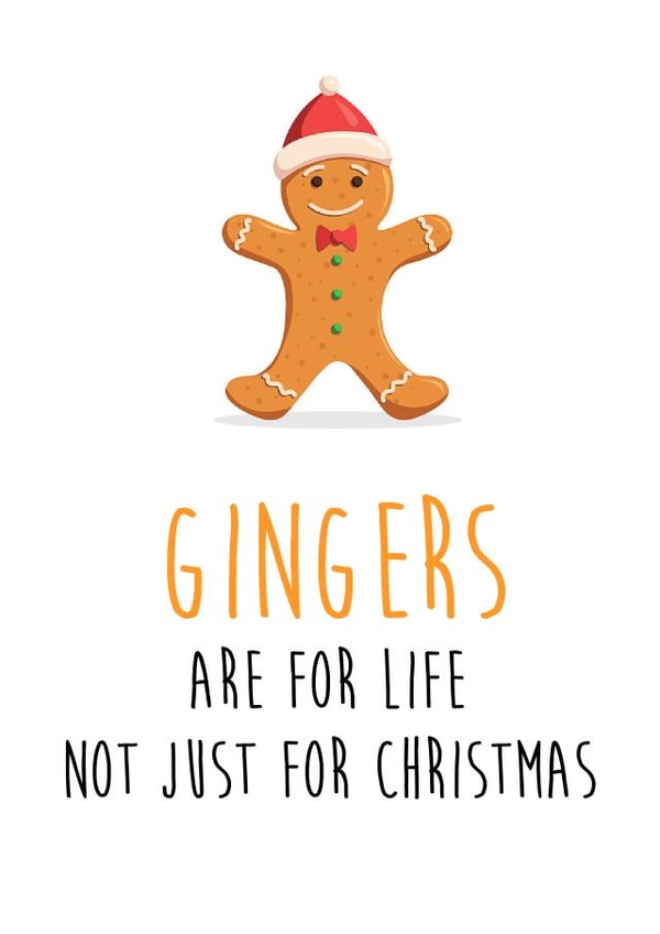 ginger for Christmas Card 7738 created by Bonnie Banter