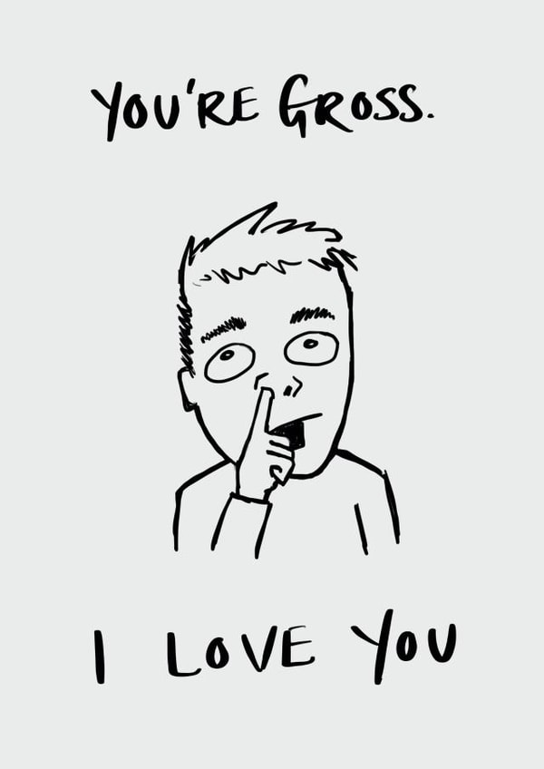 gross love Card 34428 created by Gerry Alexis