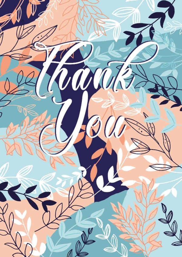 Thank You Floral Card created by Lisa Parker