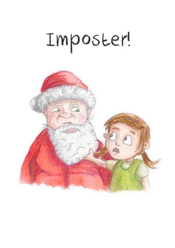 santa claus Christmas Card 11336 created by Gibble Pot