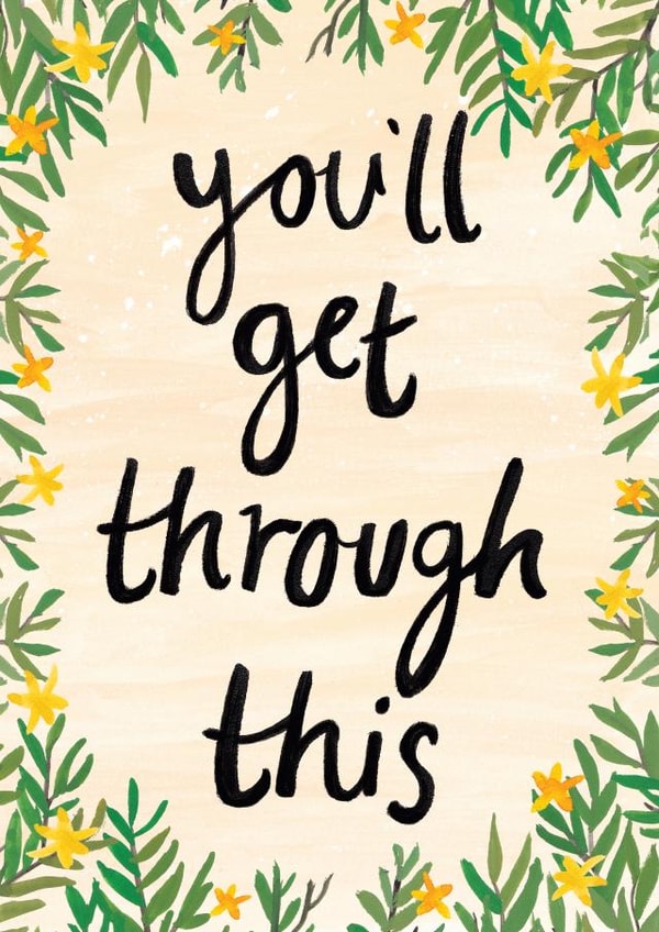 mental health Get Well Card 1060 created by Bethany Christou