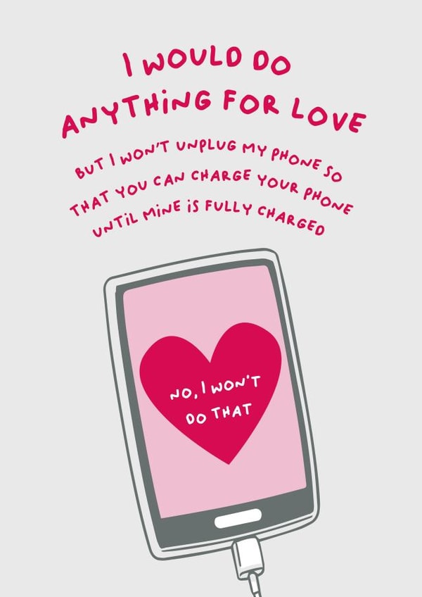 I would do anything for love created by PaperJam Print Co.