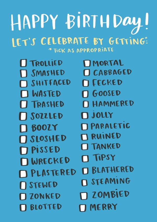 funny humour Birthday Card 6238 created by Lucy Maggie Designs