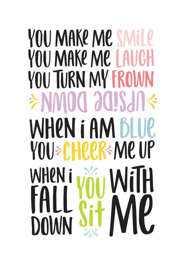 Sweet card for your best friend, galentine or significant other created by thunderpeep