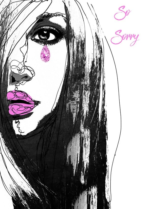 sympathy sorry Card 22698 created by Jodi Pedri