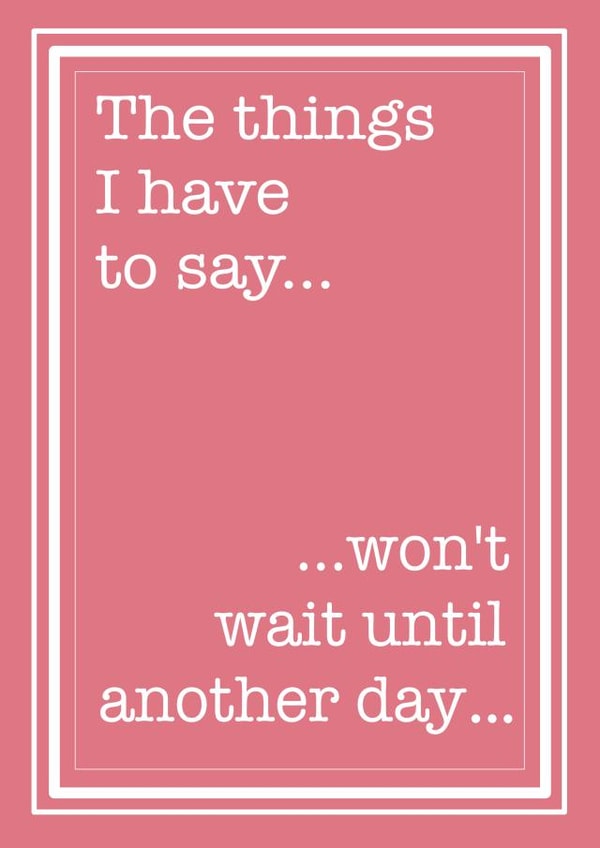 things have Valentines Day Card 31470 created by If Dogs Could Fly