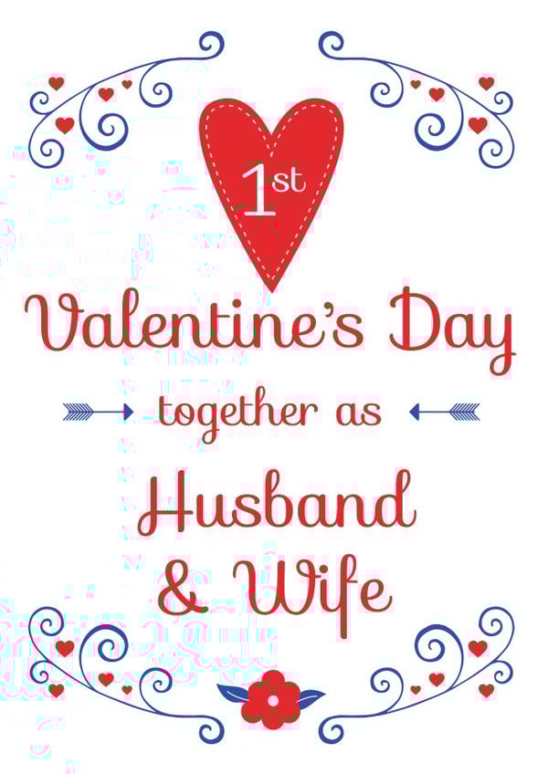 1st together Valentines Day Card 4797 created by Hello Fridays Studio