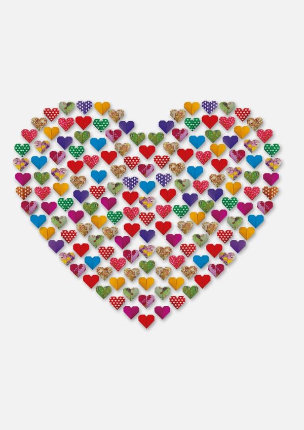 Pretty Mothers Day Card - Mum - Heart created by Made by Man