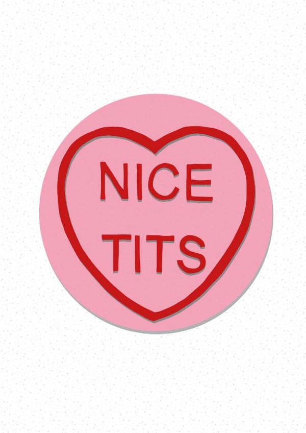 nice tits Valentines Day Card 37194 created by O WHAT A FEELING