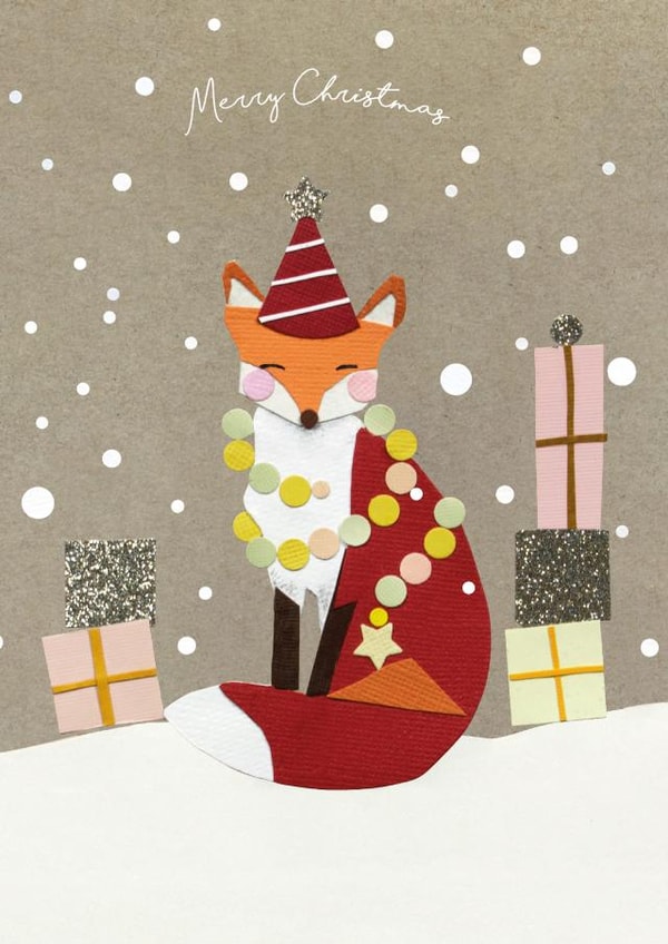 Festive Fox Christmas Card 14528 created by Tigerlily