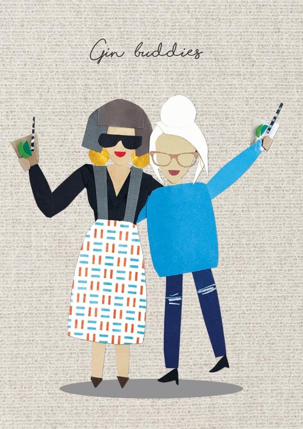 Gin Buddies Birthday Card 14533 created by Tigerlily