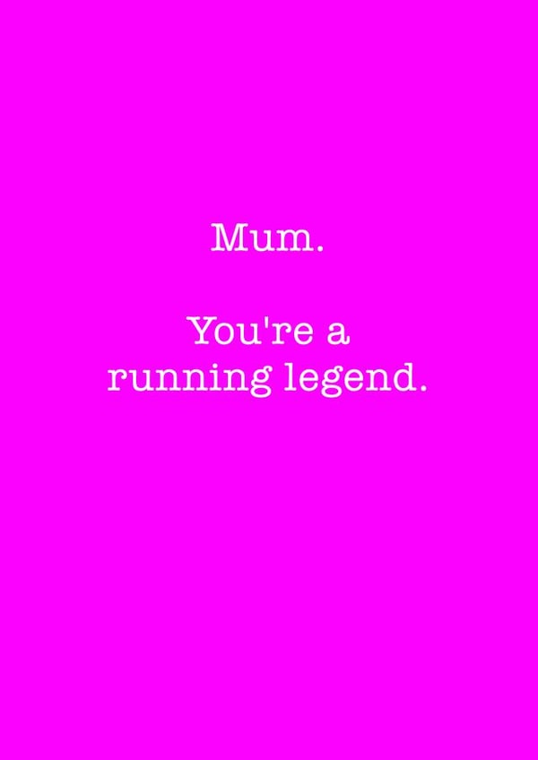 Adult Female Birthday Card 36797 created by Running Cards UK