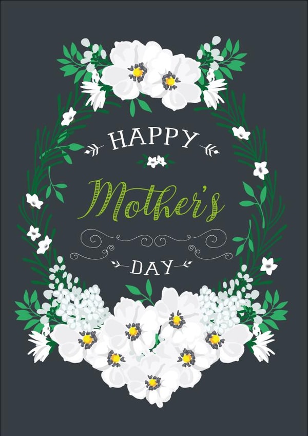 mum floral Mothers Day Card 13418 created by Betty Kitten