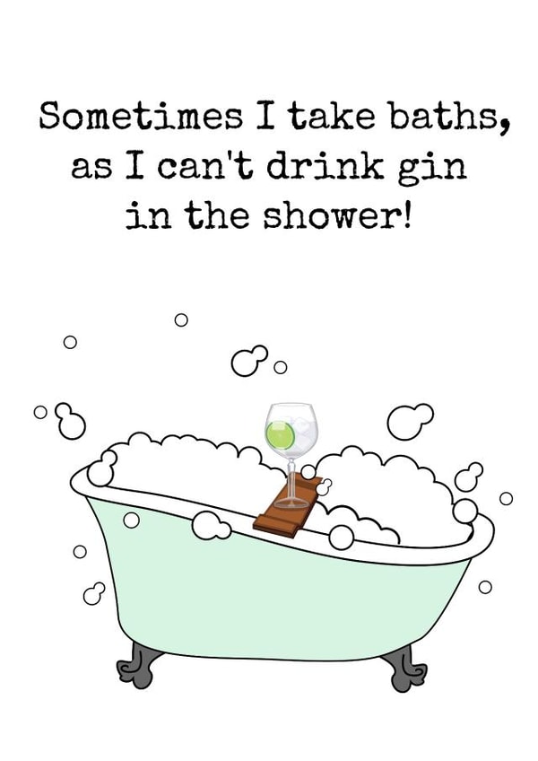 sometimes take Birthday Card 2652 created by Doodle Dot Design Co