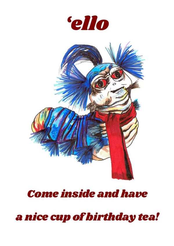 'Ello Labyrinth birthday card created by Panda and the Prince