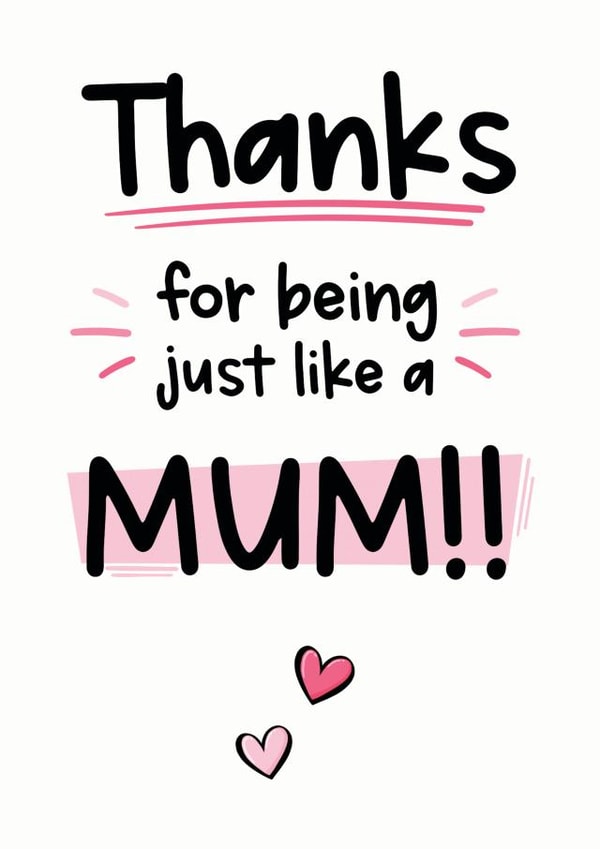 Best Step Mum Mother's Day Card 1000 created by The Laughing Sloth