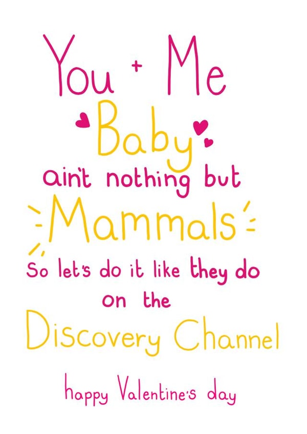 you me Valentines Day Card 36161 created by Ahillustrations