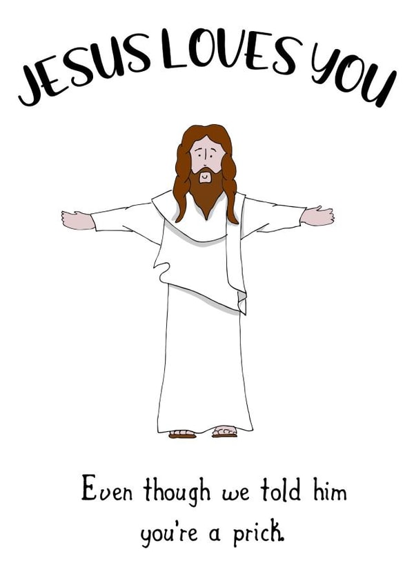 jesus loves Birthday Card 14404 created by Gracie & Flo
