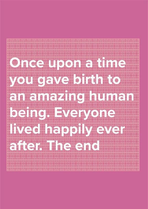 once upon Mothers Day Card 33443 created by Just Spag