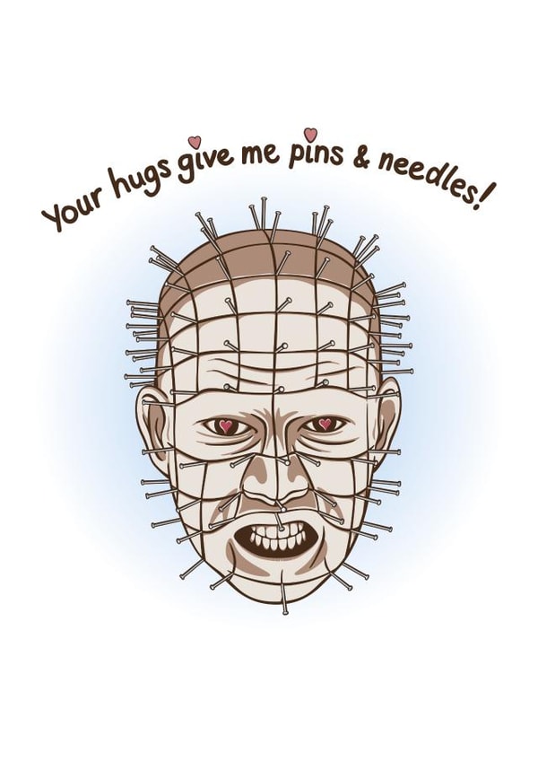 Valentine horror Card 37832 created by Doodle Dojo