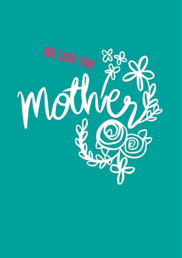 we love Mothers Day Card 4125 created by Judy Bainbridge