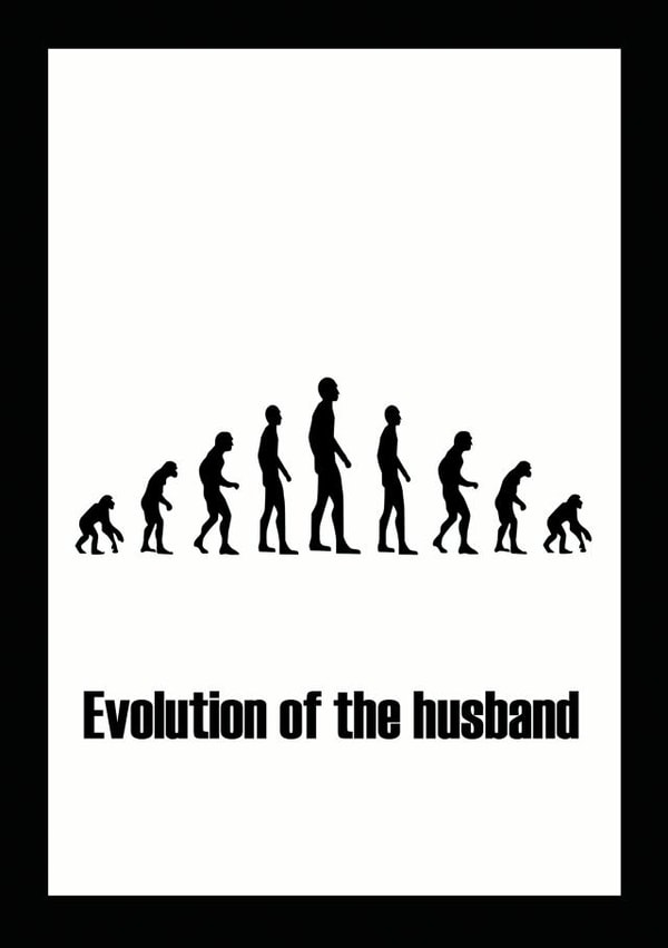 husband evolution Card 35044 created by Oh So Cheeky