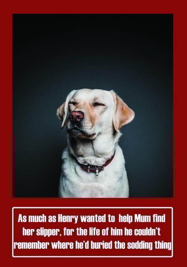 dog mum Card 35048 created by Oh So Cheeky