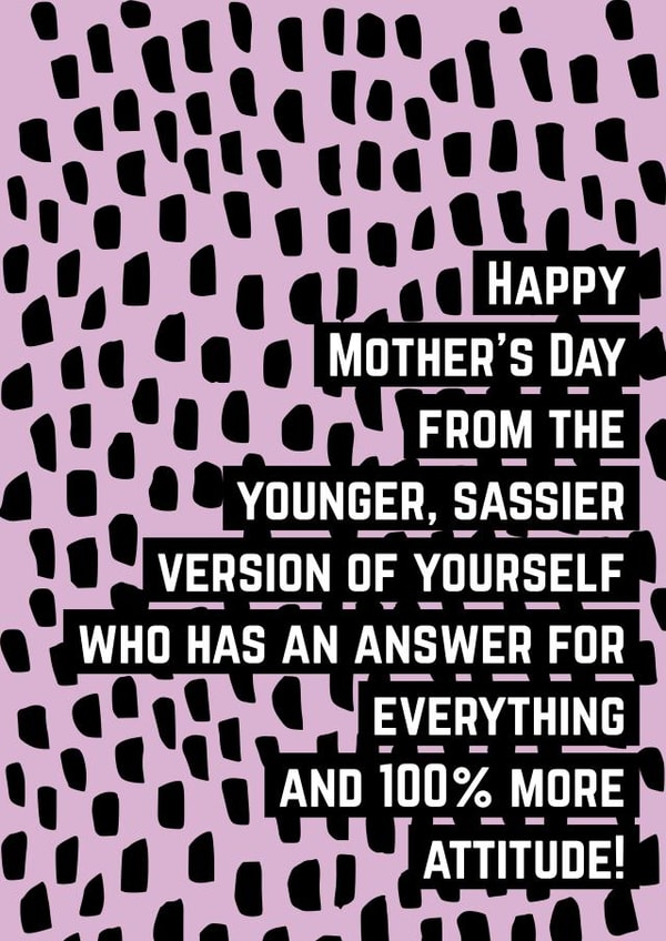 from younger Mothers Day Card 25519 created by Doodle Dot Design Co