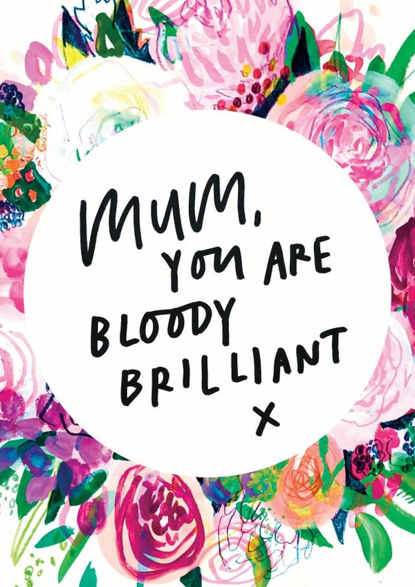 mum floral Mothers Day Card 26897 created by Bee Davies