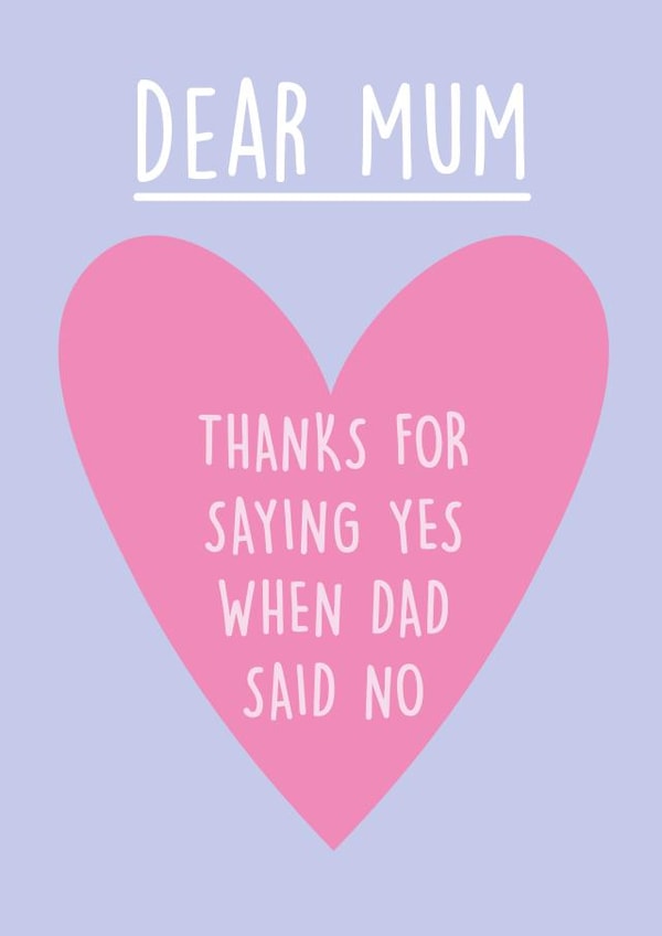 thanks saying Mothers Day Card 29461 created by Rumble Cards