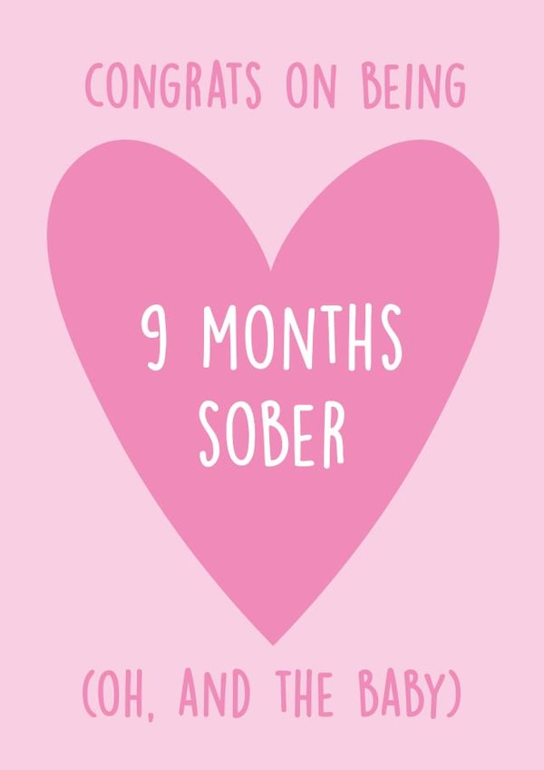 congrats being New Baby Card 7357 created by Rumble Cards