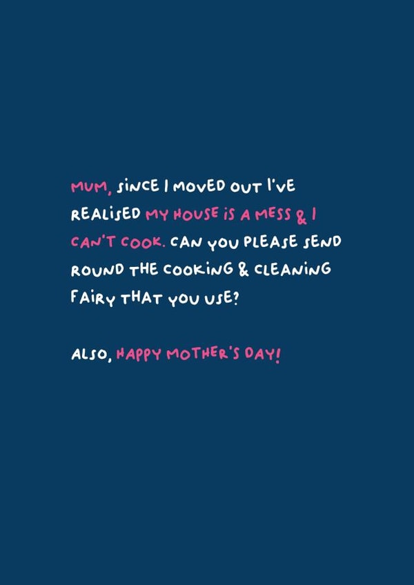 My house is a mess and I can't cook created by PaperJam Print Co.