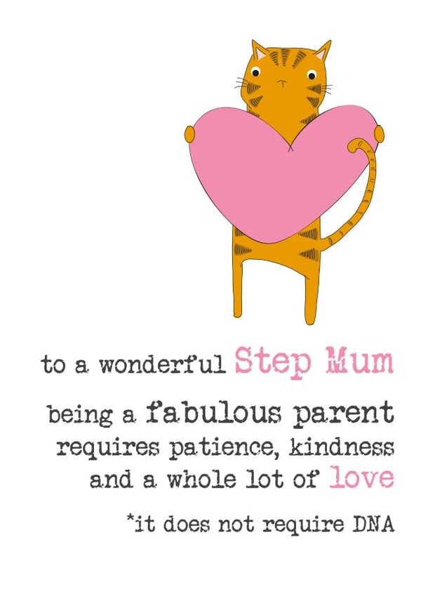 To a wonderful Step Mum created by Dandelion Stationery