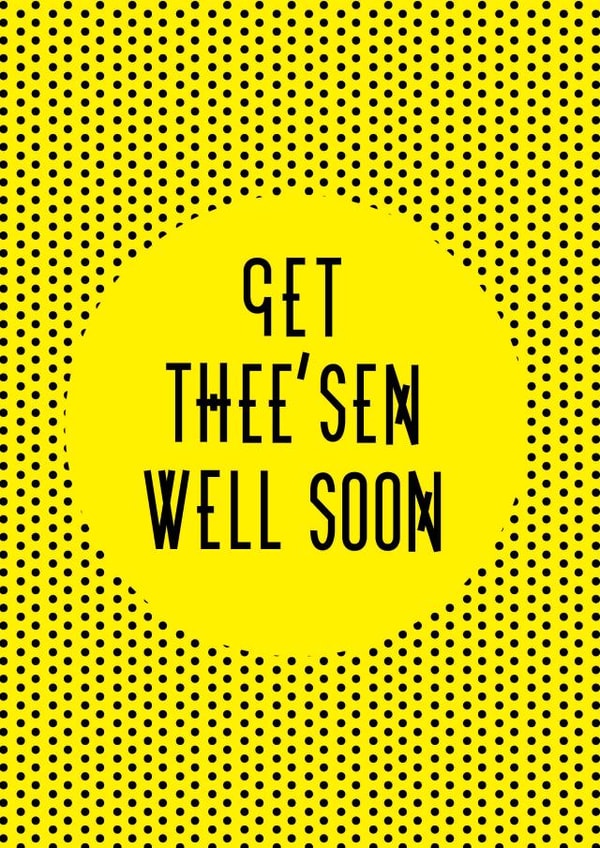 soon poorly Get Well Card 14701 created by Reyt Good Illustration