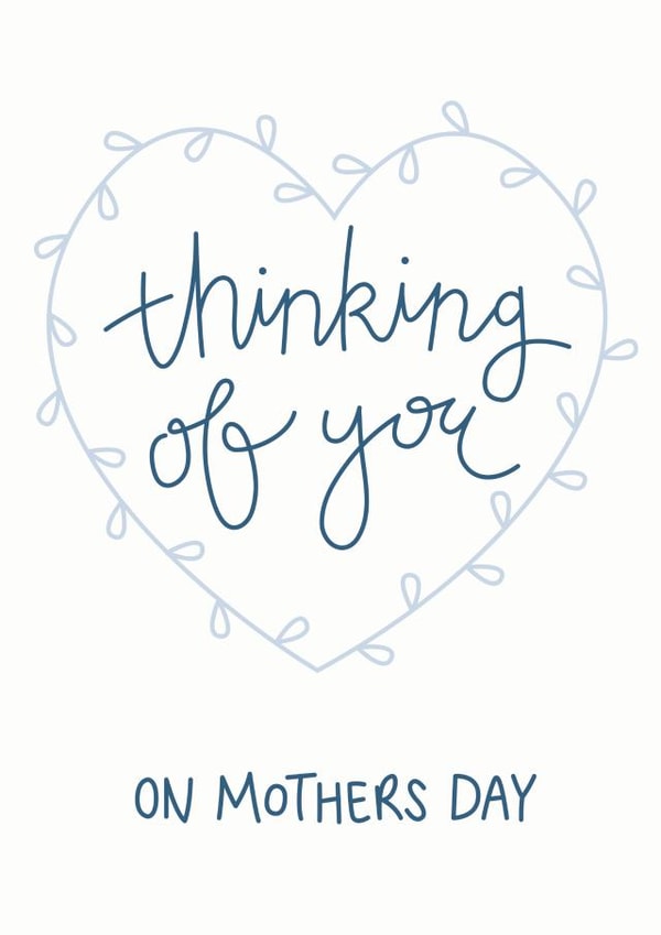 thinking you Mothers Day Card 8996 created by Sweetpea Print Design