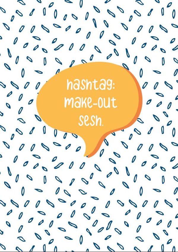 hashtag make Valentines Day Card 38645 created by Marmalade Cards