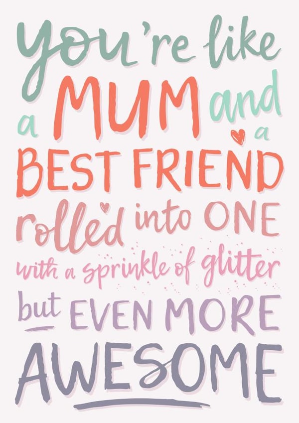 best friend rolled Mothers Day Card 36941 created by Spite Dip