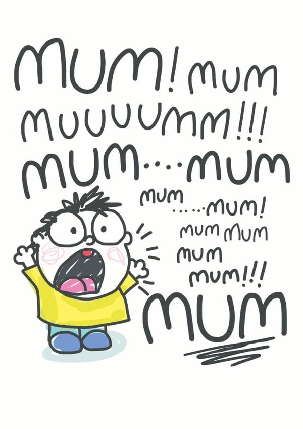 Mum From the kids Mothers Day Card 7465 created by Doodlesworth