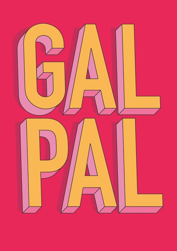 gal pal Love & Friendship Card 14727 created by Brownlow Brown Designs