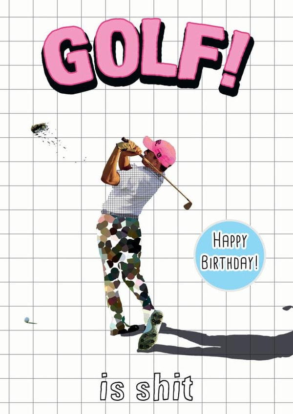 Golf Sport Just because Card 14734 created by I Do Not Careds