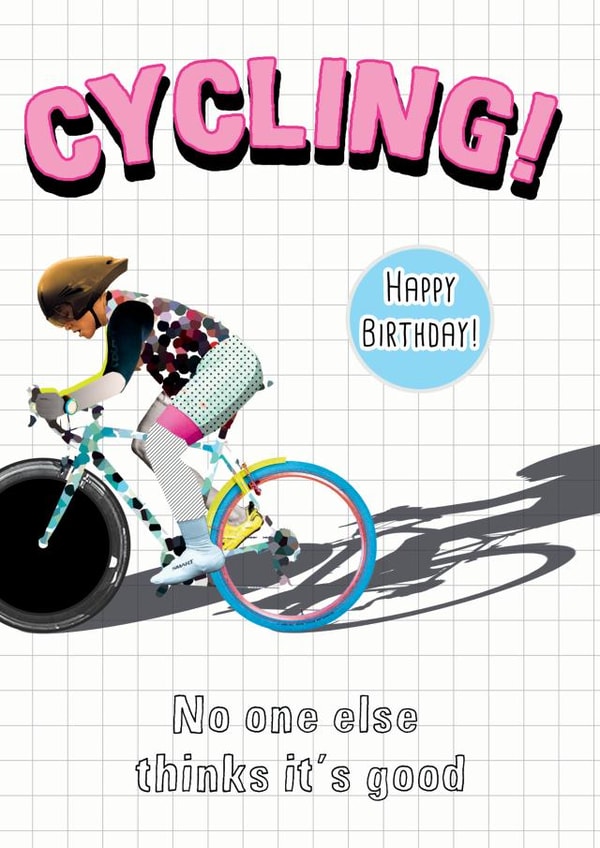Sport Funny Birthday Card 14737 created by I Do Not Careds