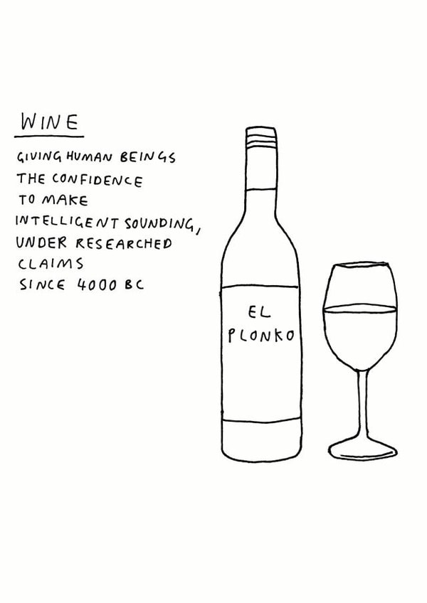 wine giving Love & Friendship Card 6633 created by Redback Cards