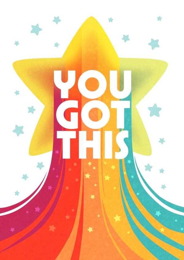 star luck Good Luck Card 3603 created by Sarah Satrun