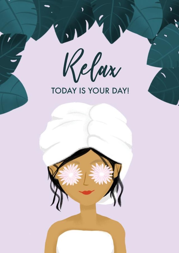 relax today Mothers Day Card 14258 created by Her Design World